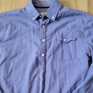 Johnnie-o Lavender Cotton Button Down Medium